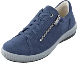Bequemer Schnürhalbschuh mit zu öffnendem Reißverschluss