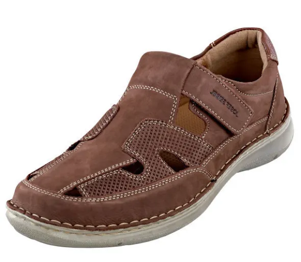 Bequemer Slipper mit Klettverschluss in Extraweite