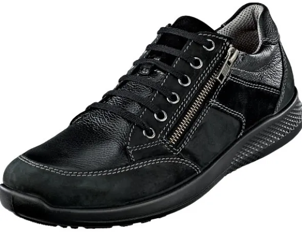 Bequemer Sneaker mit zu öffnendem Reißverschluss an der Außenseite