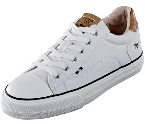 Canvas Sneaker mit dicker Sohle von Mustang