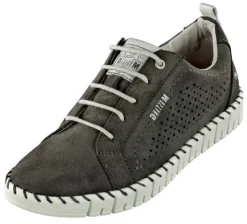 Damenschnürschuh mit Perforierungen an der Außenseite und Sohlennaht von Must