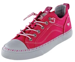 Denim Sneaker mit Gummischnürung von Mustang