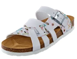 Dr. Brinkmann Pantolette im Frühlingsblumen-Muster