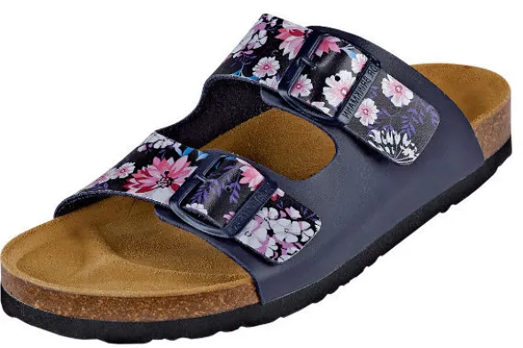 Dr. Brinkmann Pantolette mit Blumendesign