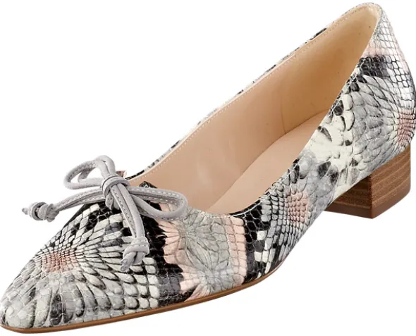 Edler Pumps mit Zierschleifchen