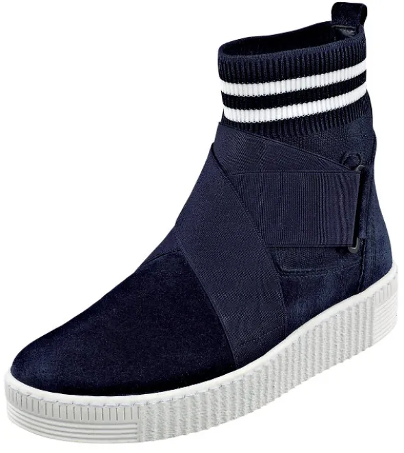 Farbenfrohe Stiefelette in Sockenoptik von Gabor