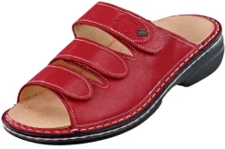 FinnComfort Pantolette mit 3 verstellbaren Klettverschlüssen