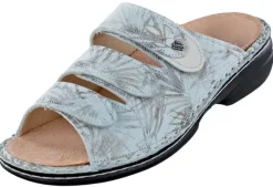 FinnComfort Pantolette mit 3 verstellbaren Klettverschlüssen