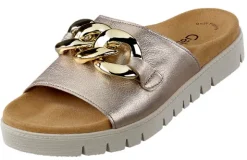 Gabor Pantolette mit breitem und verziertem Ristband
