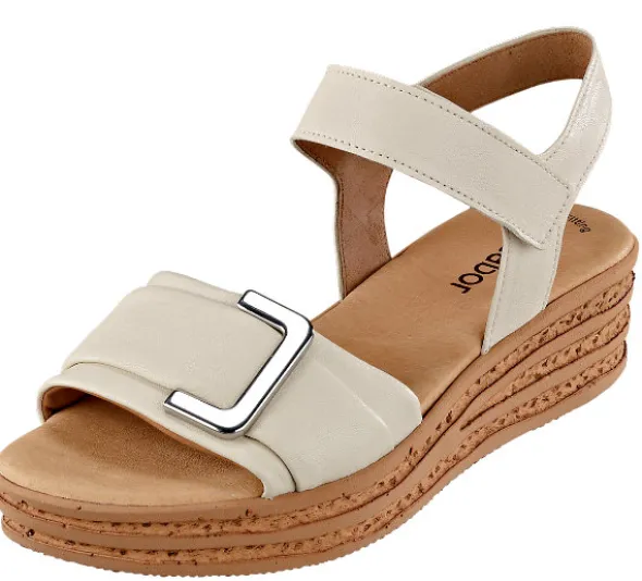 Keilsandalette mit Metallapplikation von Gabor