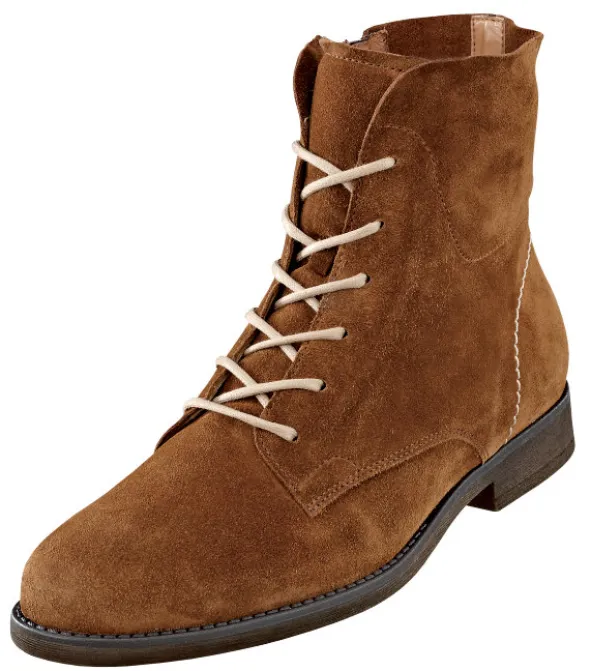 Klassische Schnürstiefelette mit Reißverschluss an der Innenseite von Gabor