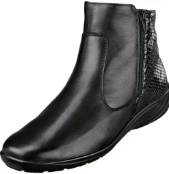 Knöchelhohe Stiefelette mit 2 Reißverschlüssen