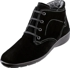 Knöchelhoher Schnürboots mit Teddyfutter für kräftige Füße