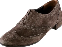 Leichter Schnürschuh mit Lyralochung und Flügelkappe