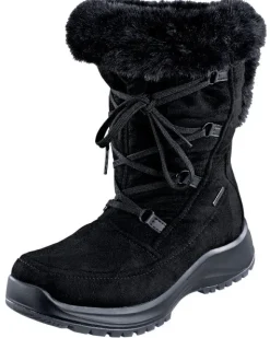 Moonboots mit Pelzkragen zum Umschlagen von Josef Seibel