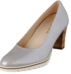 Pastellfarbener Lackpumps