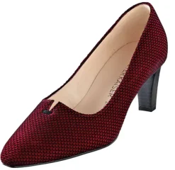 Pumps aus geprägtem Ziegenvelour