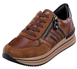 Remonte atmungaktiver Halbschuh mit abgesetzten Materialdetails