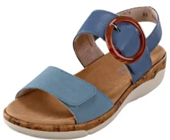 Remonte Sandalette mit Plateau in Kork-Optik