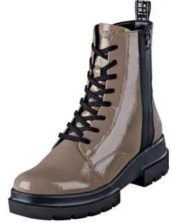 Remonte Schnürstiefel mit Chunky-Sohle