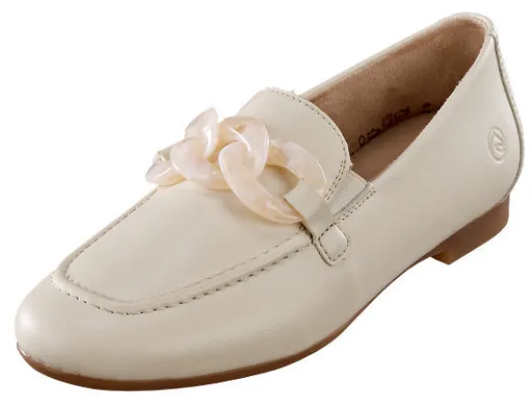 Remonte Slipper mit Applikation in Kettenoptik
