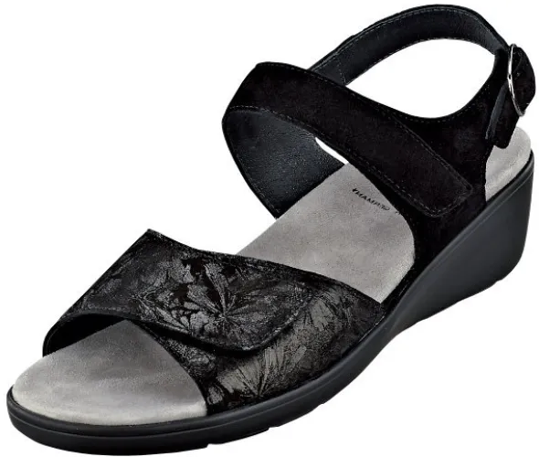 Sandalette mit Folienprint