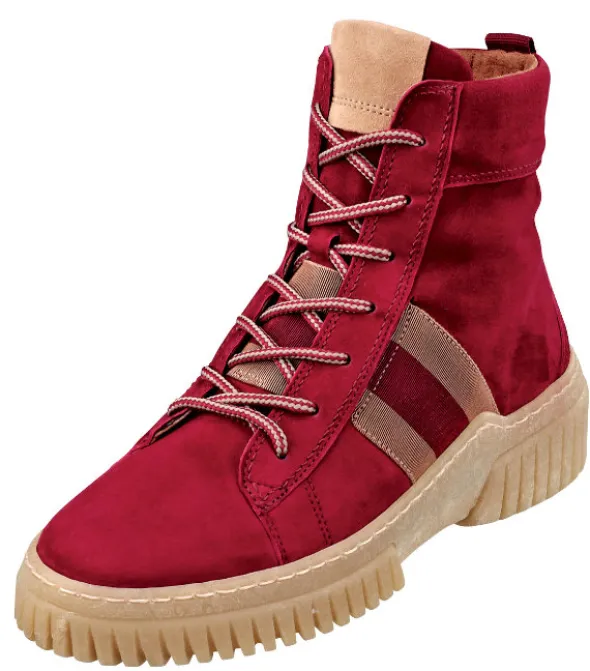 Schnürstiefel mit auffälligem Streifen am Vorderfuß von Gabor