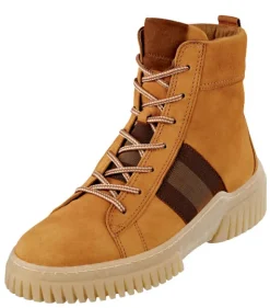 Schnürstiefel mit auffälligem Streifen am Vorderfuß von Gabor