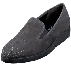 Slipper mit Strasssteinchen oder gold reptilgeprägt
