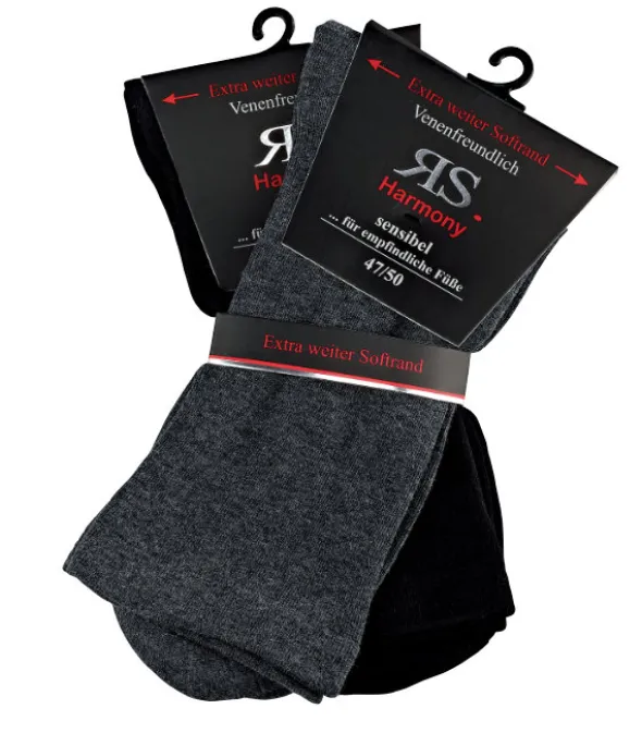 Socken mit extra weitem Softrand