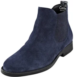 Stiefelette mit einem Besatz in Animal-Optik an der Ferse von Gabor